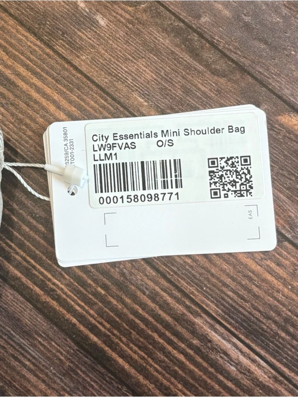 NWT Lululemon City Essentials Mini Shoulder Bag *L Monogram Jacquard Sheer Oak - Picture 7 of 7